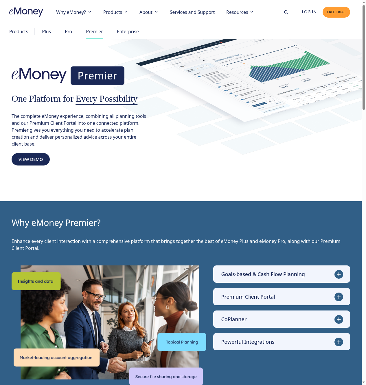eMoney Advisor screenshot 1